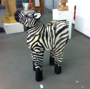 Zebra, Holz